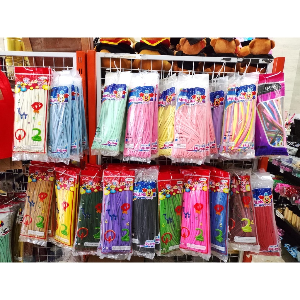 [ ECER 1 PCS ] balon latex cacing twisting | balon cacing panjang | balon pentil twist panjang warna