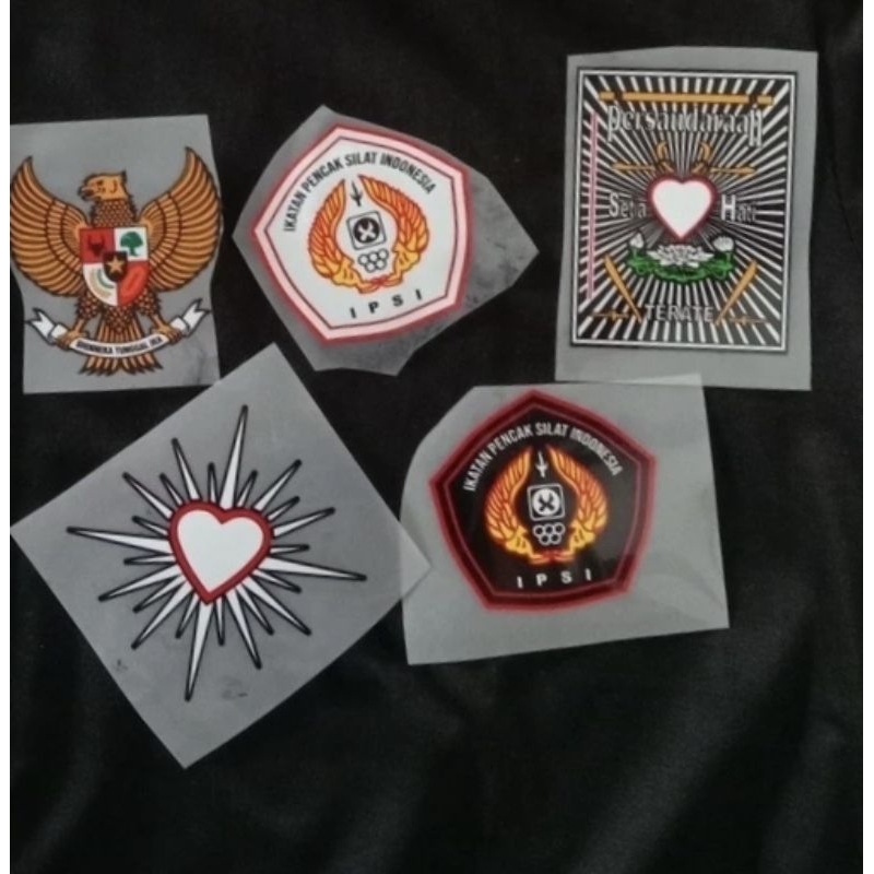 Sablon Setrika/Sablon DTF Logo PSHT/Logo IPSI