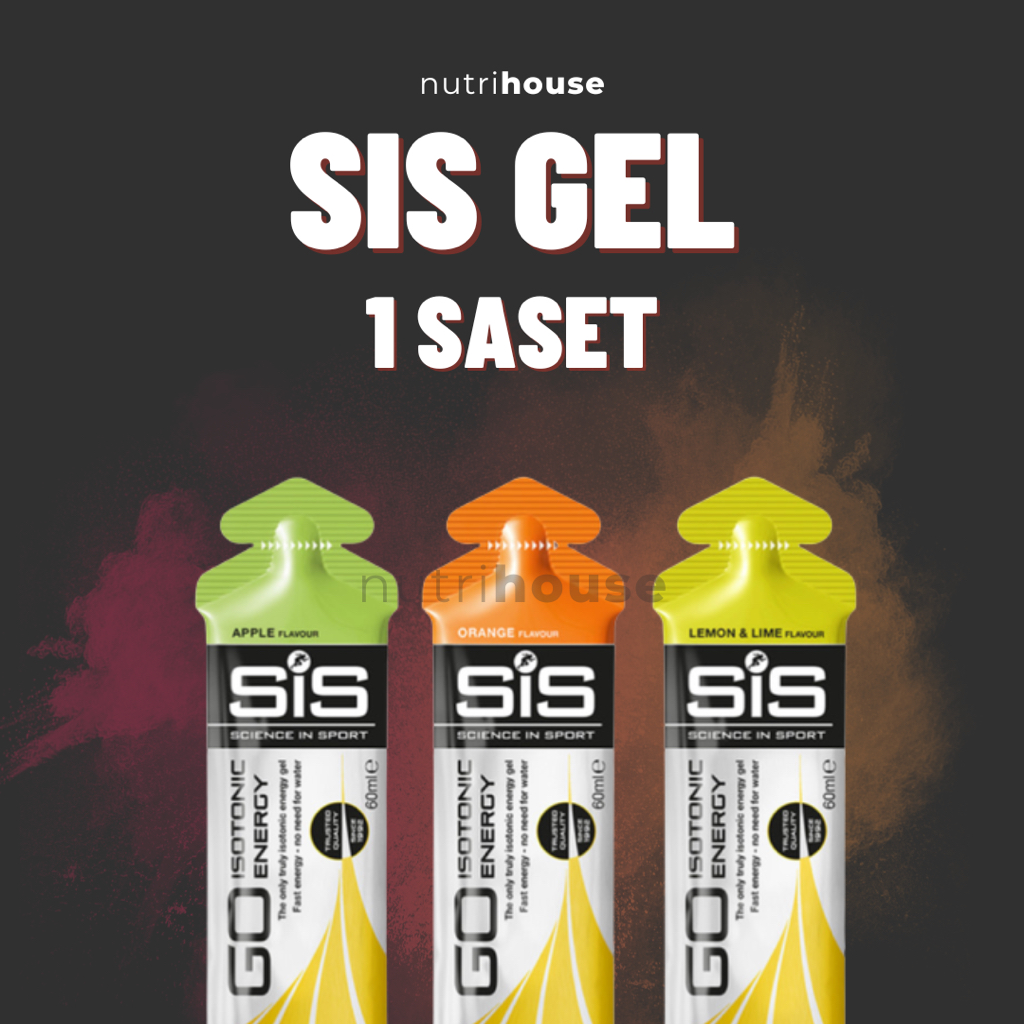 

SiS GO Energy Gel Isotonic 60ml Isotonic bagi Pesepeda, Pelari, Perenang dll