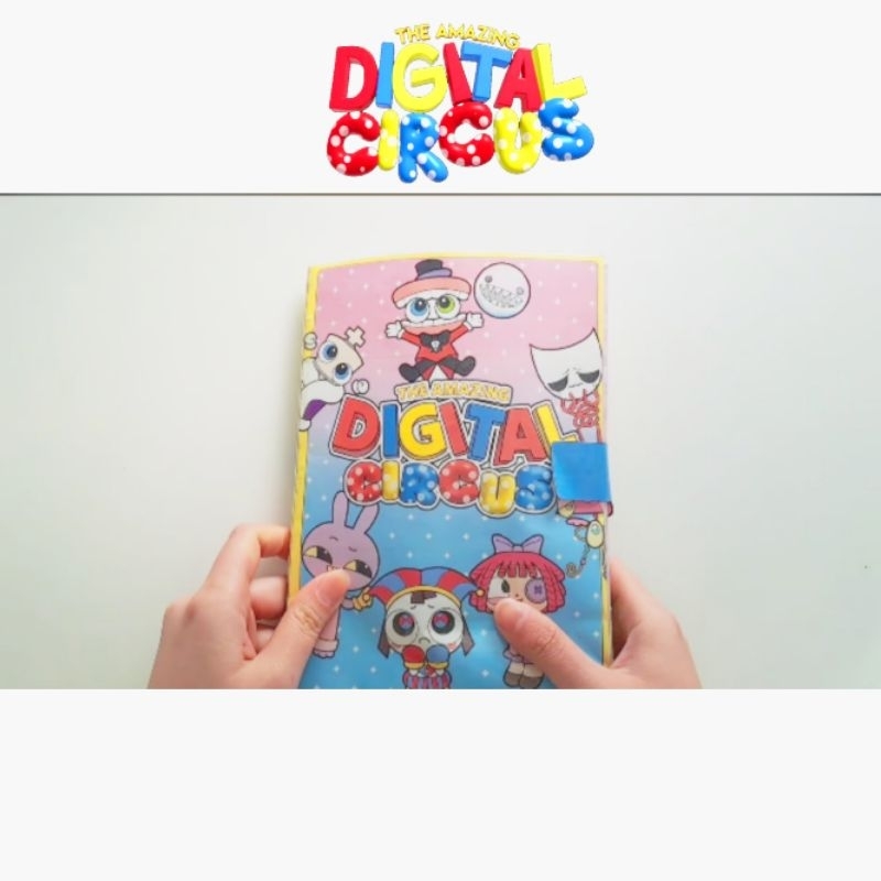 DIGITAL CIRCUS DRESS UP /paper book /squishy book /quite book