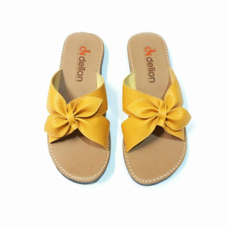 Sandal Wanita Pita Sol Karet Slip On Casual Wanita