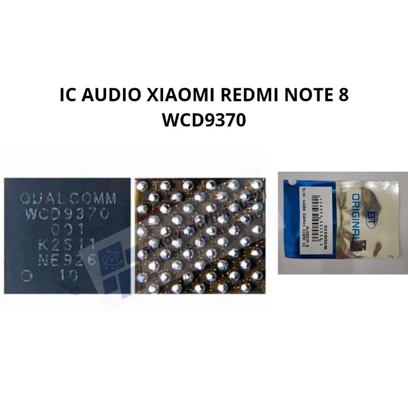 IC AUDIO XIAOMI REDMI NOTE 8 WCD9370