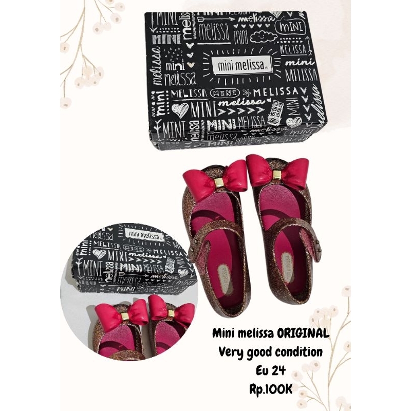 sepatu mini melissa preloved