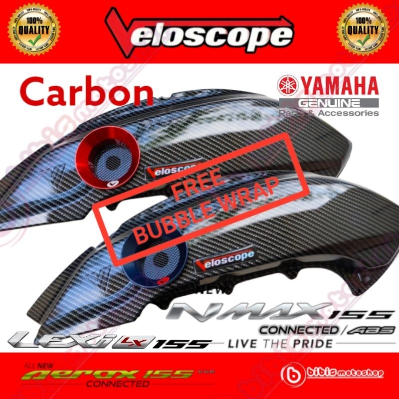 Veloscope Carbon Yamaha All New Nmax 155 Nmax Neo/Neo S All New Aerox 155 Connected Aerox Alpha/Cybe