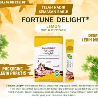 Sunrider Fortune delight  Teh herbal detox tubuh penghancur lemak jahat
