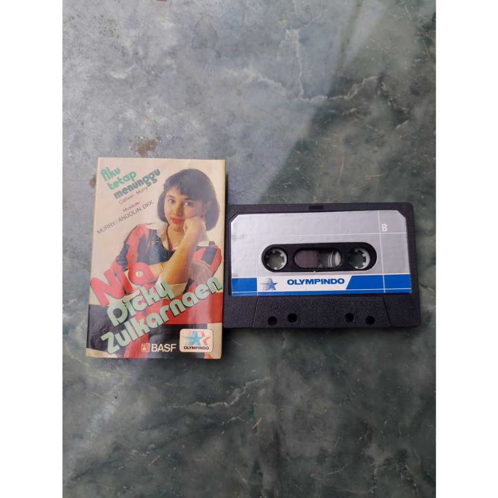 Kaset Pita Nia Dicky Zulkarnaen - Aku Tetap Menunggu - Jual Kaset Pita