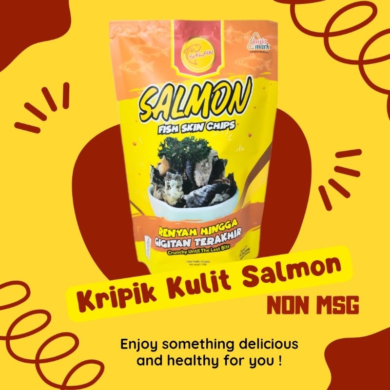 

kripik kulit salmon/ merstore