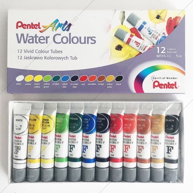 

Produk Terkini Cat air pentel 12 warna YRA