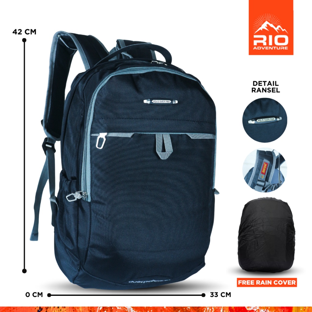 Star Tas Ransel Polo SMPSMAKULIAHKERJA  Tas Ransel Polo Laptop Duerpak Unisex serbuuu