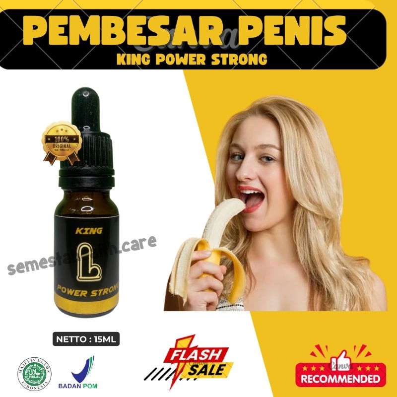 PROMO - COD - ORIGINAL / KING POWER STRONG Minyak Pembesar Penis Minyak Vitall / KING POWER STRONG L