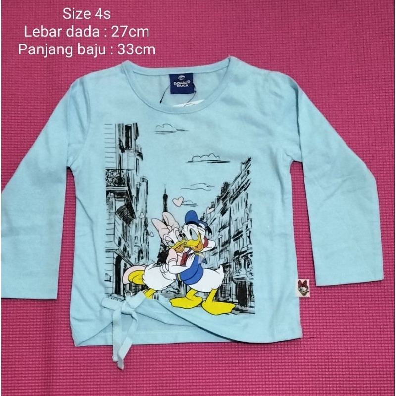 Kaos Anak Perempuan Size 4s Disney That Donald - Rodeo Junior