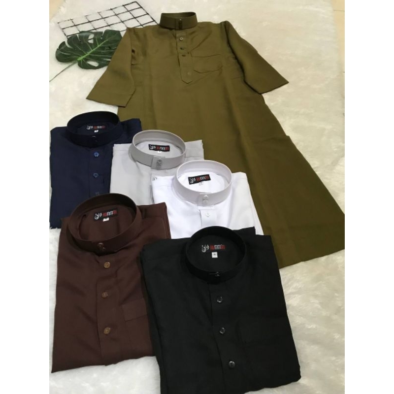 Jubah Saudi Niagara Banin RUMMAN bahan adem