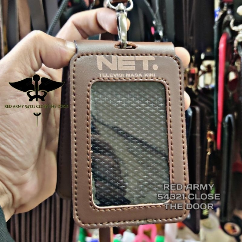 

Holder ID Card Tali Lanyard Name Tag Lipat Logo NET TV