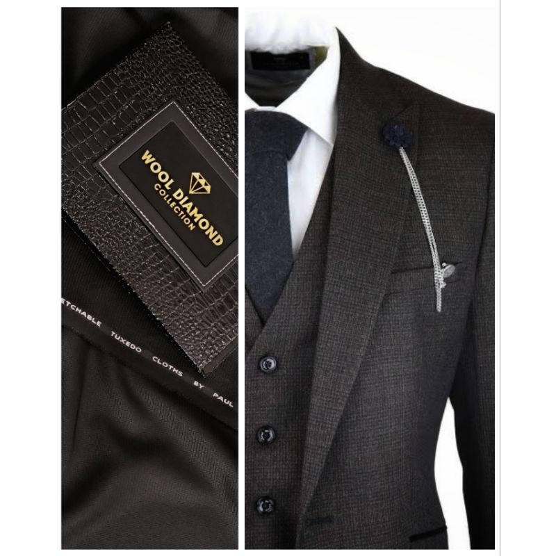 Kain Jas Wool Diamond Italia Italy