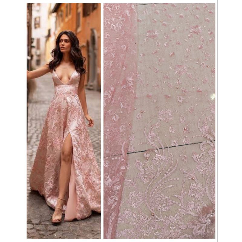 Tile Brokat Mutiara Bordir Pearl 3d glitter Ziad Nakad