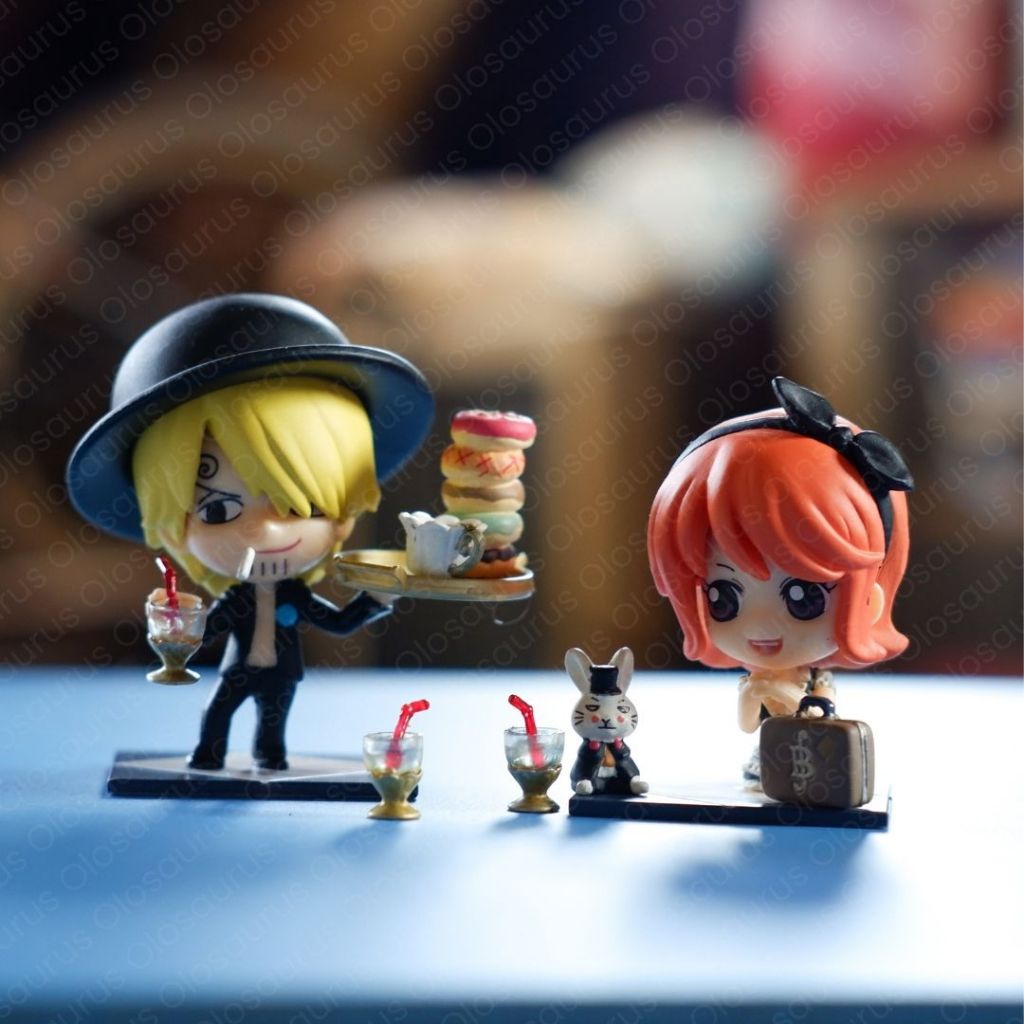 Megahouse One Piece / Petit Chara Land Wonderland Tea Party / Sanji  / Nami / Original