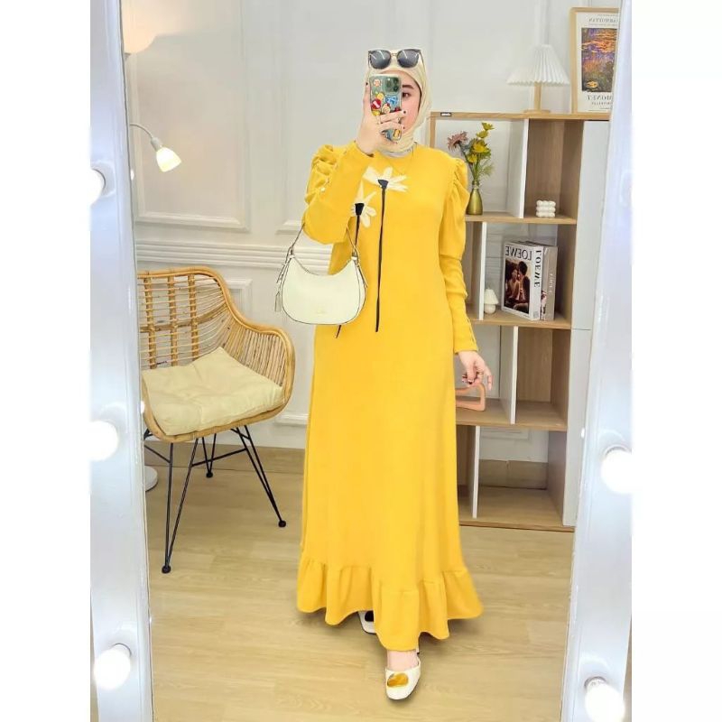 GAMIS WANITA KAOS KNIT TERBARU / GAMIS CANTIK KEKINIAN / GAMIS WANITA ELEGANT TERLARIS