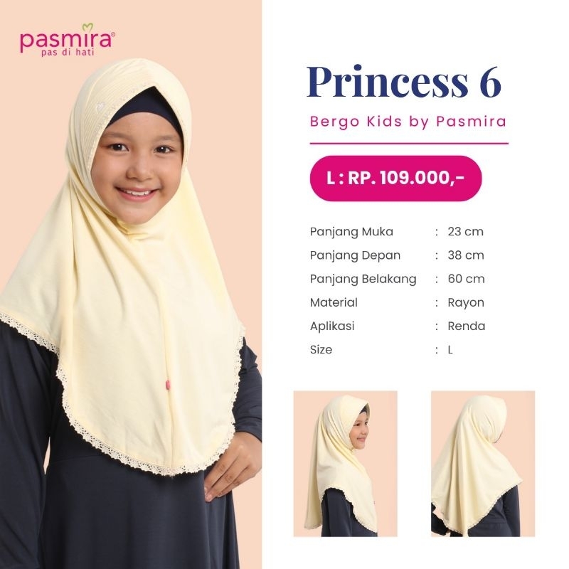 HIJAB PASMIRA BERGO ALITA | HIJAB BERGO ANAK | HIJAB PASMIRA ANAK