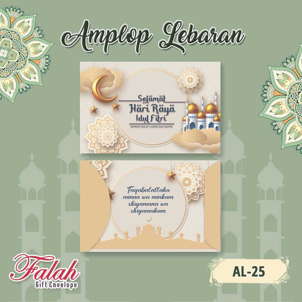 

Amplop Lebaran Falah Kode AL 25 isi 50 lembar / Muat selembaran Uang Tanpa di lipat / Amplop Cantik / Amplop Lucu / Amplop Lebaran