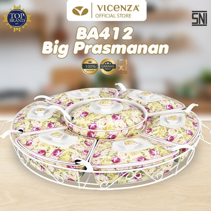 Wadah Saji Prasmanan Paket Besar / Big Set Vicenza BA412