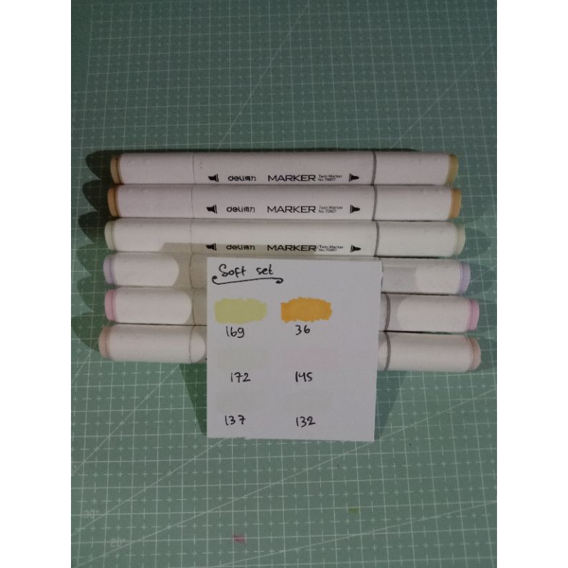 

Deli Alcohol Marker Set Creamy Soft