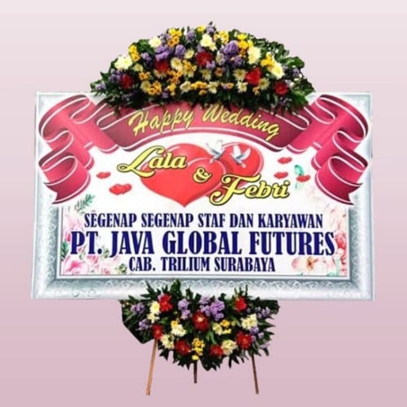 Papan ucapan wedding