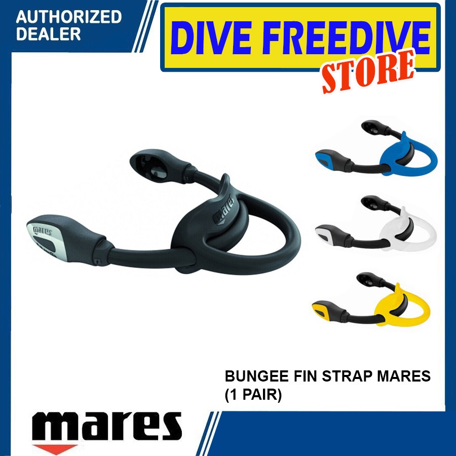 Bungee Fin Strap Mares (1Pair) Spare Part Fins Karet Kaki Katak Scuba Diving Selam