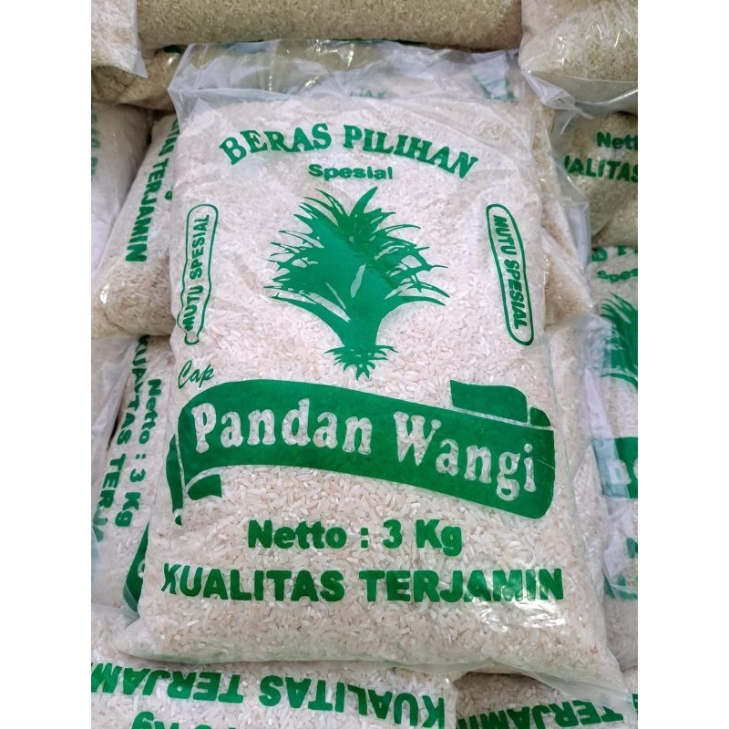 Beras 3 Kg Raja Lele // Beras 3 KG Pandan Wangi