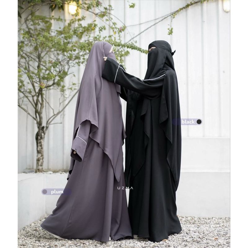Uzma hijab HANUM ABAYA (abaya saja)| Abaya lis | abaya arab | abaya turki