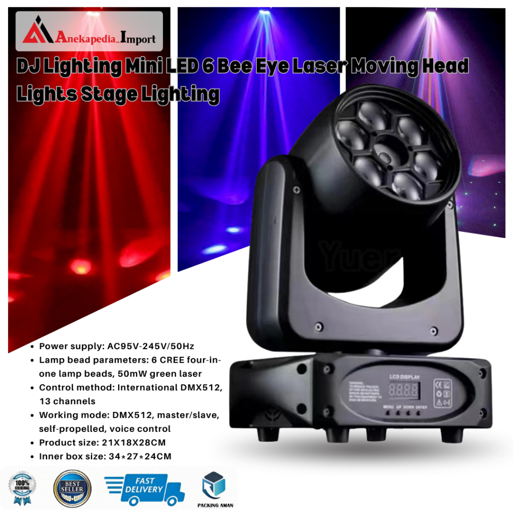 Lampu Panggung - Lampu Disco - Lampu Sorot - Disco Lighting Mini LED