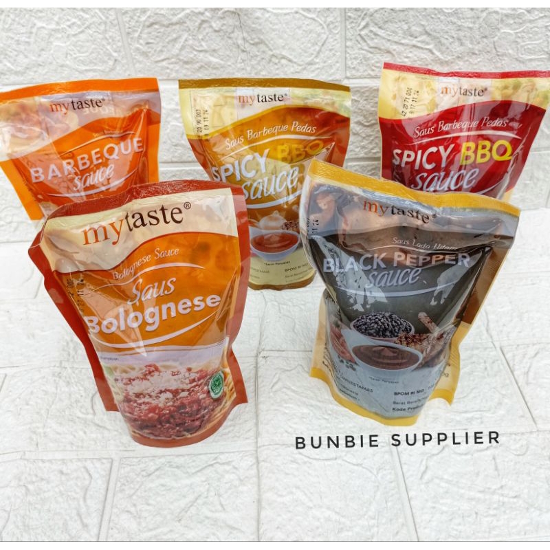 

My Taste Cheese Sauce | Saus Saos Keju - Barbeque BBQ - Blackpaper - Bolognaise - Teriyaki 500gr