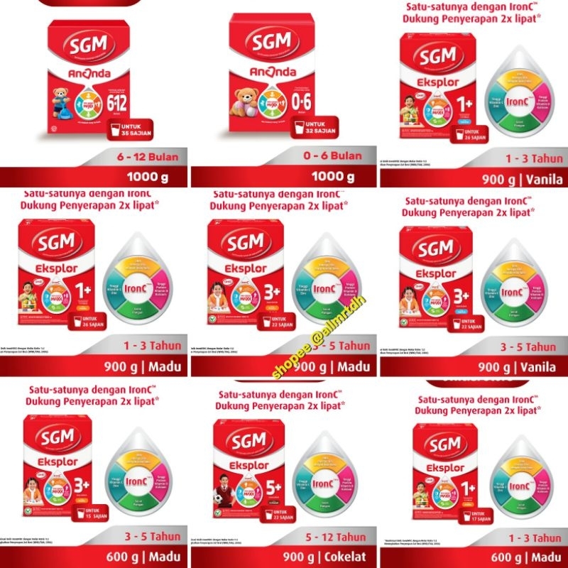 Promo SGM ALL variant 1000gr /900gr / 800gr/600gr