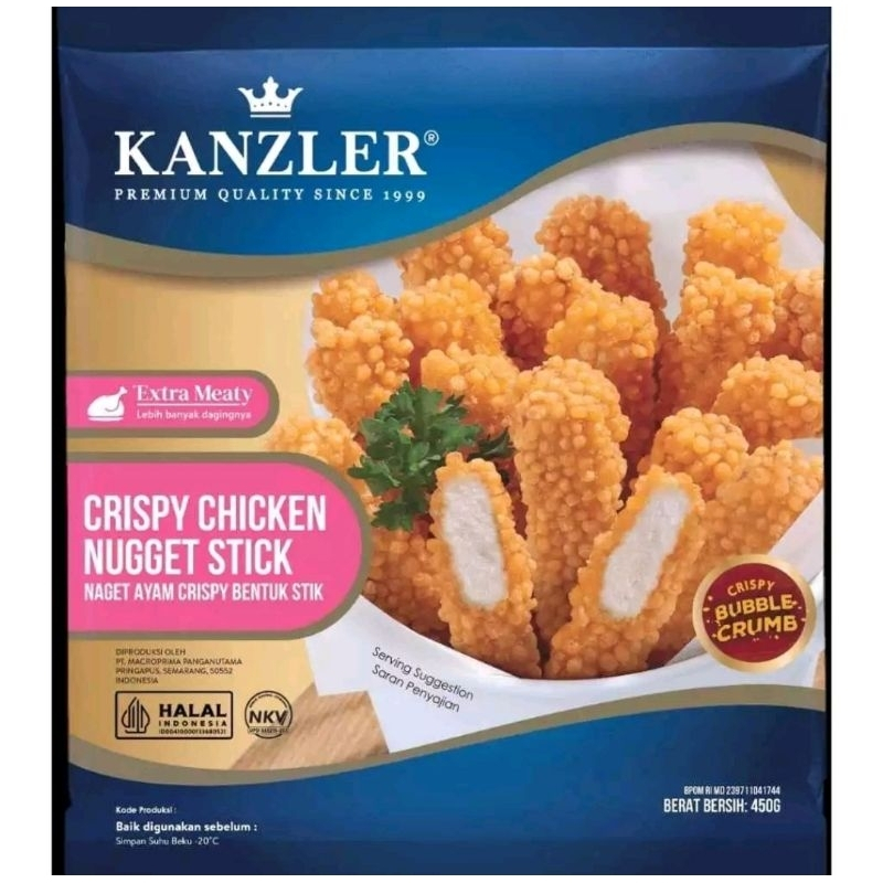 

Kanzler Crispy Chicken Nugget Stick 450gr