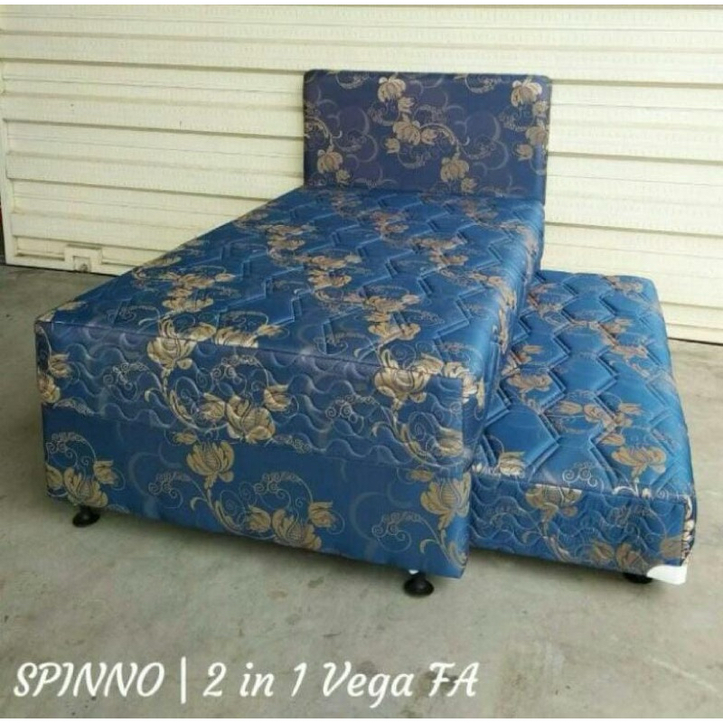 [KEDIRI] Spring Bed Sorong 2in1 Merk Ecoland By Spinno ukuran 120 x 200 | Kasur Tempat Tidur Laci At