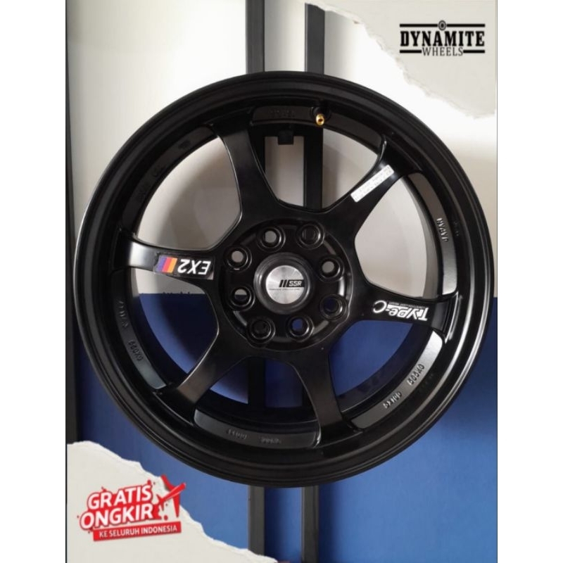 Velg Racing Look SSR type C Ring 15 warna hitam Buat Brio Avanza xenia Evalia agya calya dll