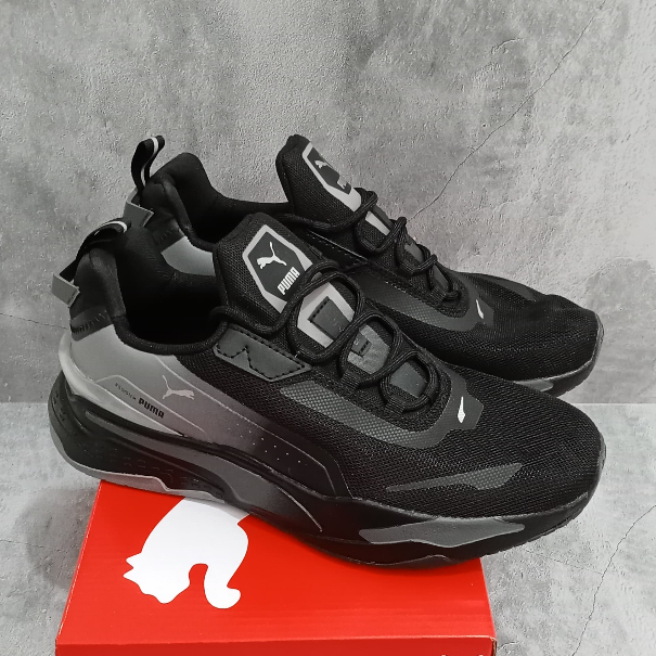SEPATU PUMA RS X FAST BLACK GREY