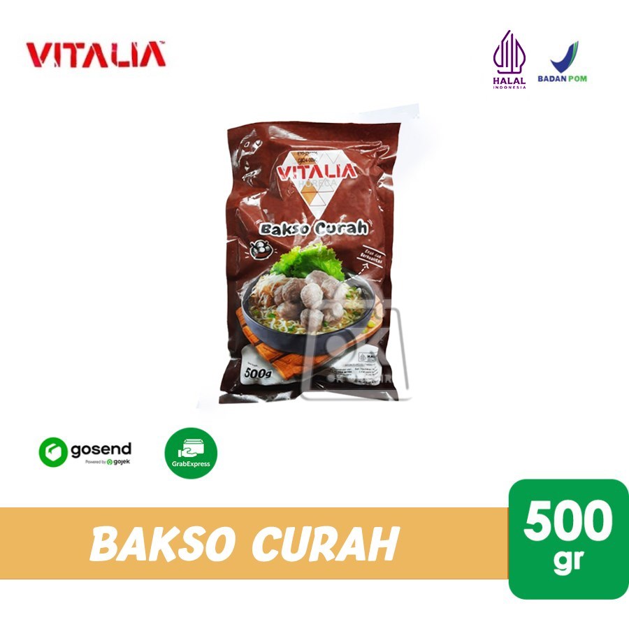 

Vitalia Bakso Curah 500gr / Bakso Daging (KHUSUS INSTANT)