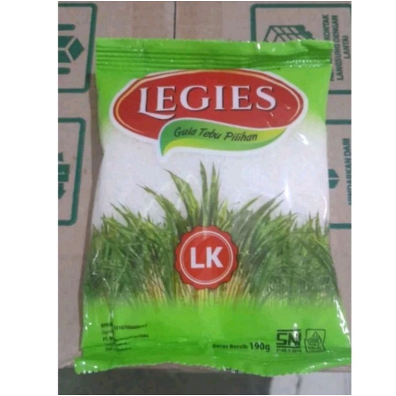 

Gula Legies Kemasan -250 Gram Berat bersih 190