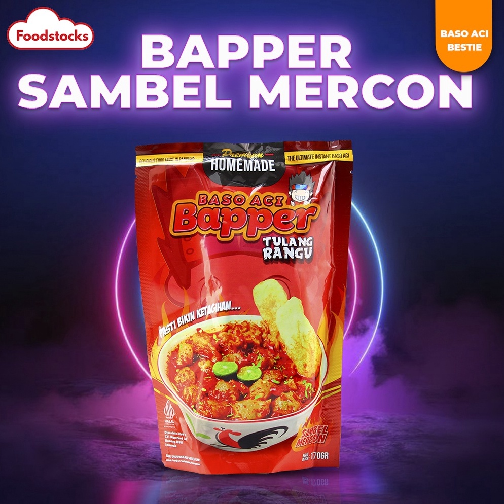 

CLT788 Baso Aci Bapper Tulang Rangu Sambel Mercon Asli Bandung 22gr
