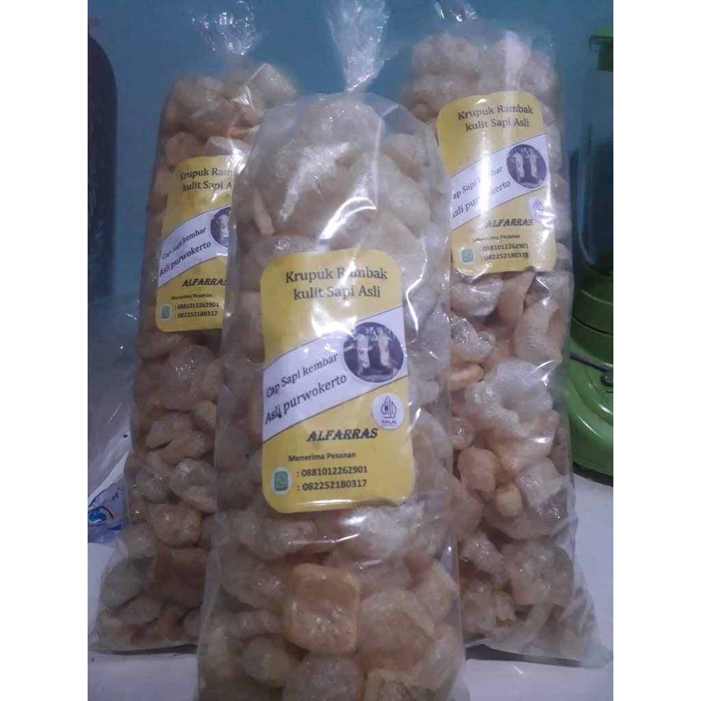 

KRUPUK RAMBAK KULIT SAPI / 250GR / MURAH GURIH ENAK HALAL / KERUPUK JANGEK / RAMBAK / DOROKDOK KERUPUK KULIT SAPI / ASLI HALAL / ENAK GURIH RENYAH