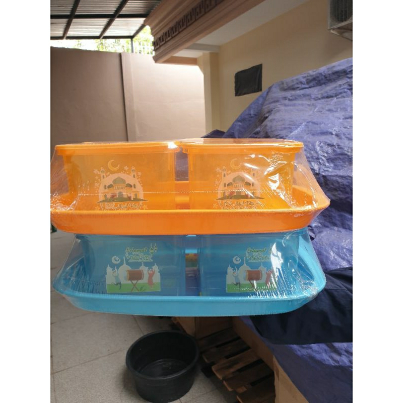 Toples Nampan Set / Toples Lebaran Idul Fitri / Toples Set Nampan Kue Lebaran
