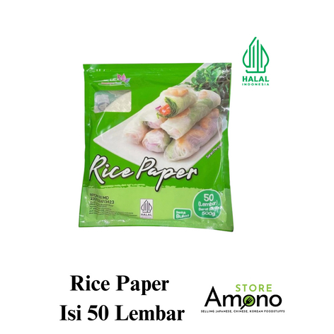 

Rice Paper isi 50 lembar Halal | Lingkaran Bulat Kulit Lumpia