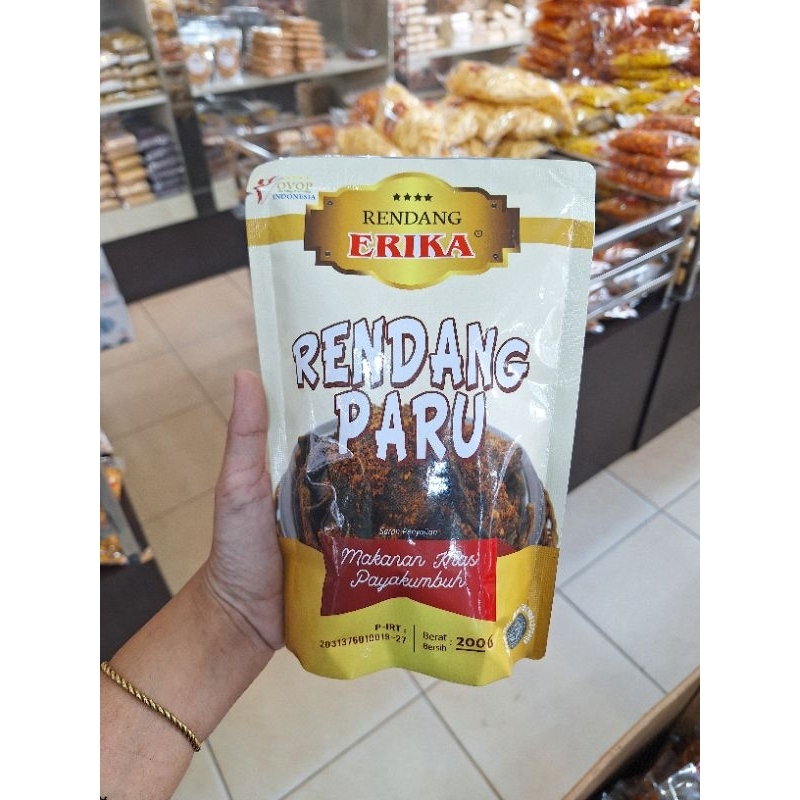 

rendang paru kering erika - 200 gram