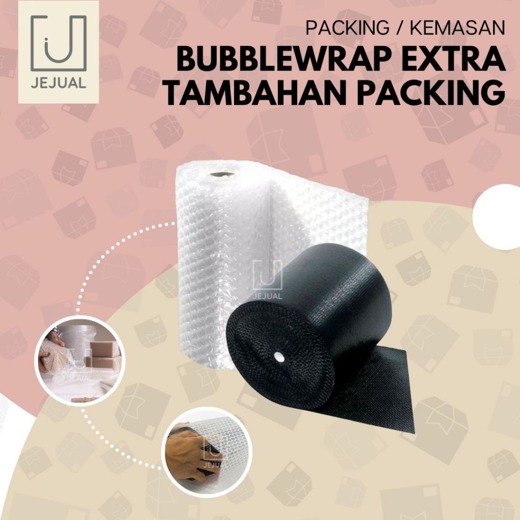 

TAMBAHAN PACKING Bubblewrap/Bubble Wrap Kemasan Pengiriman Aman EKSTRA/EXTRA BUBBLE