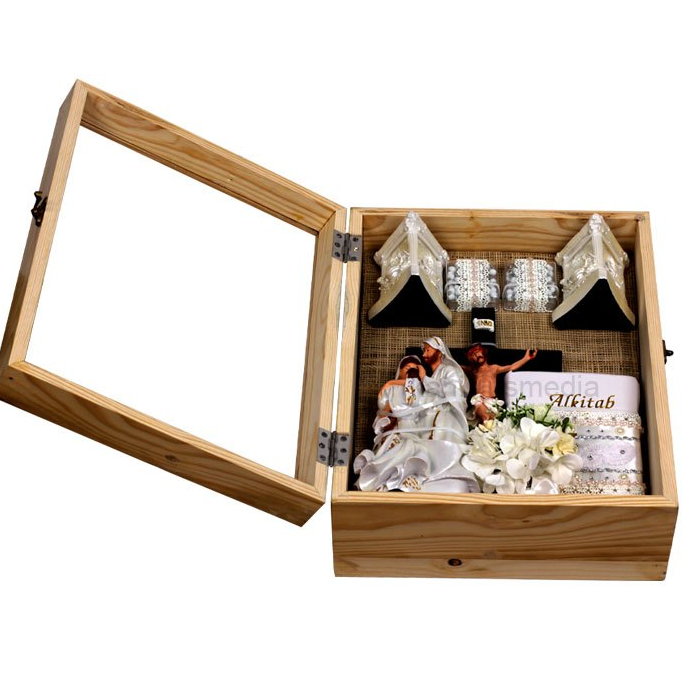 Paket Wedding Kotak Kayu + Packing Kayu
