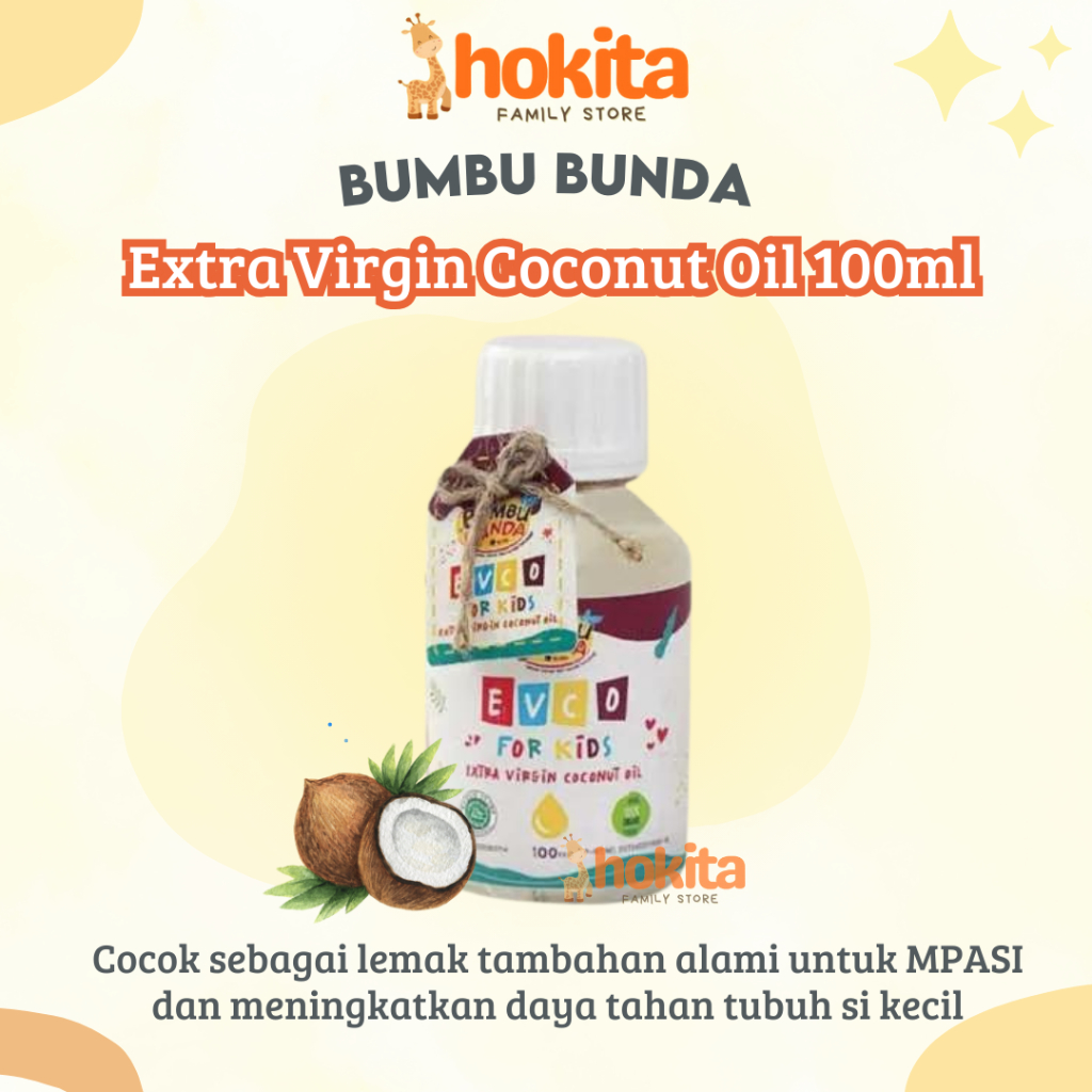 

Bumbu Bunda Elia Organic Extra Virgin Coconut Oil Mpasi Minyak Kelapa