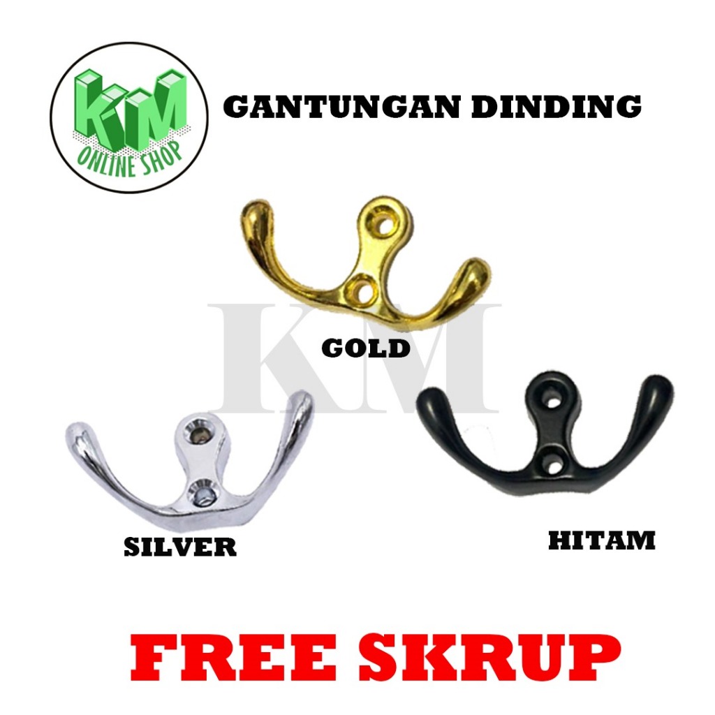 Kapstok Gantungan baju Double Hook Capstock