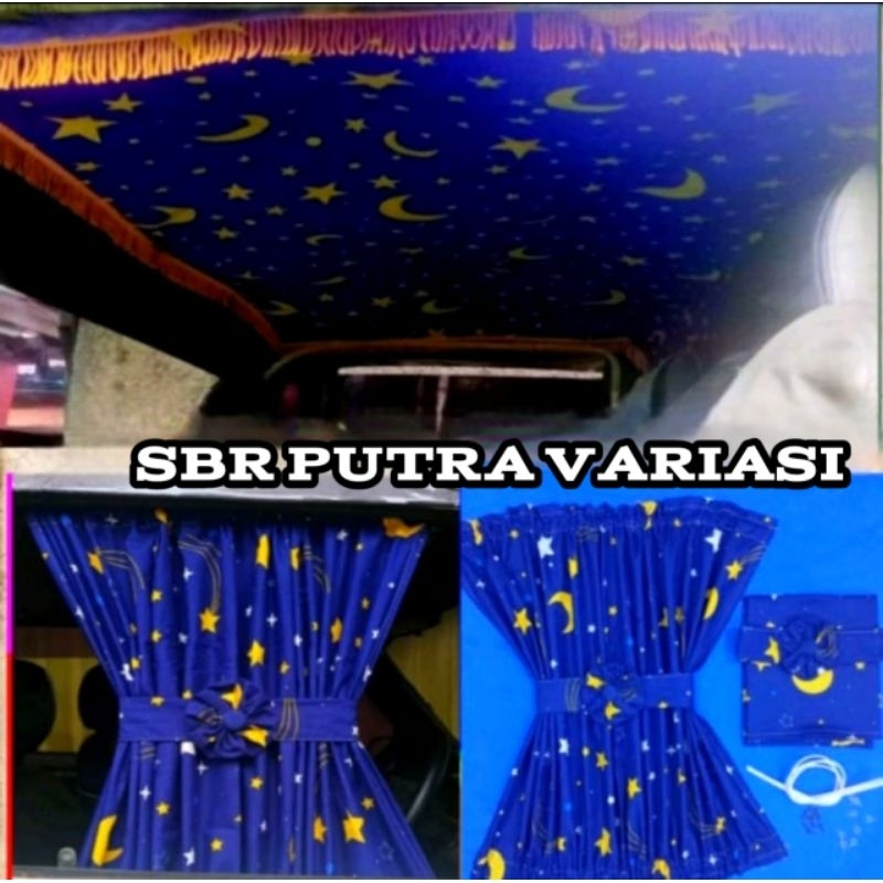 kain plapon Atap kabin mobil  1set tirai jendela pintu mobil pic-up truk Fuso Hino gorden mobil /gor