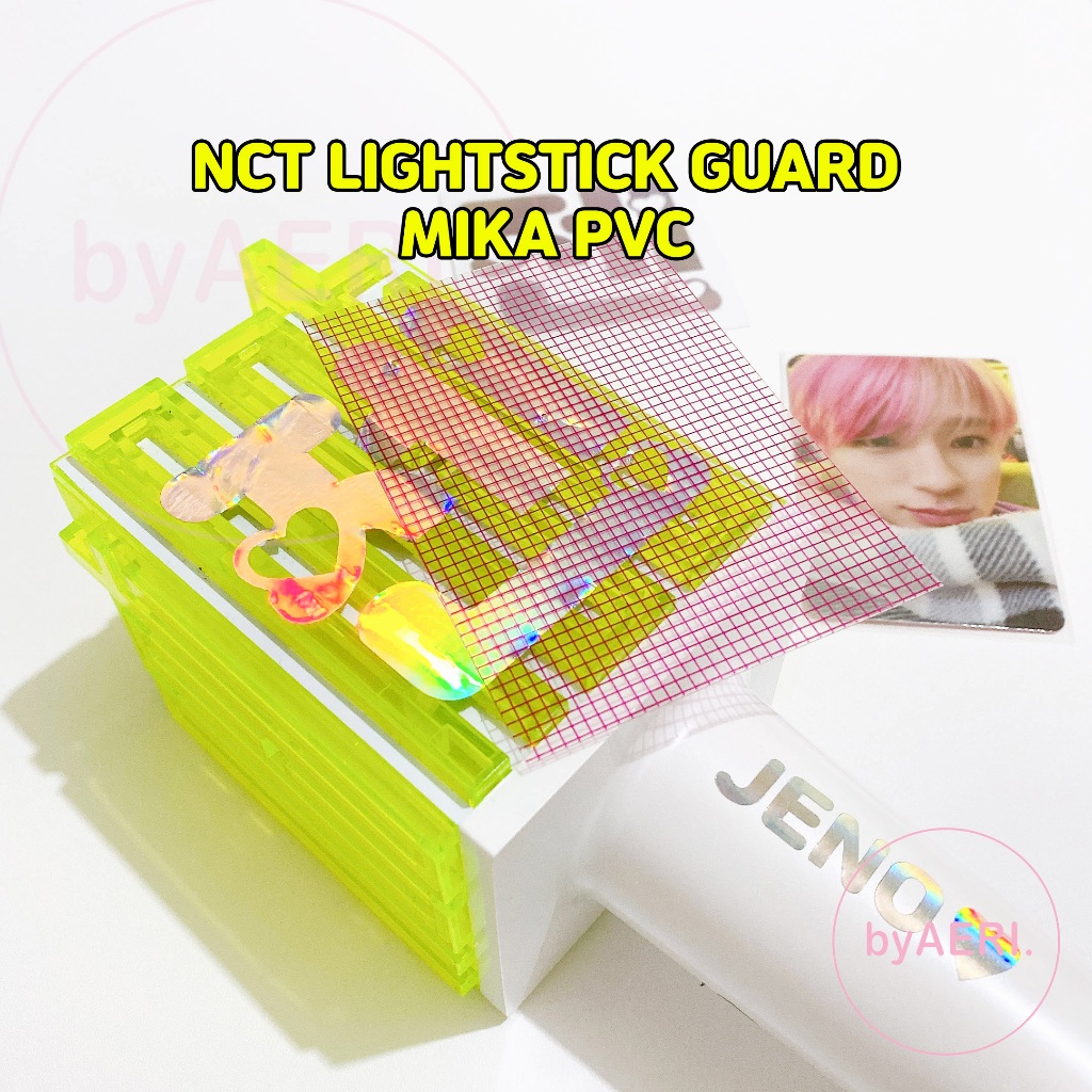 

[READY] N C T Lightstick MIKA PVC Guard Anti Gores for Deco Sticker Neobong Head