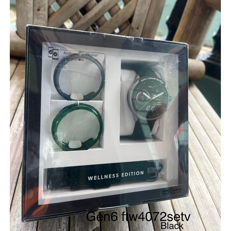 SmartWatch Gen 6 FTW4072 Set Silicon Black